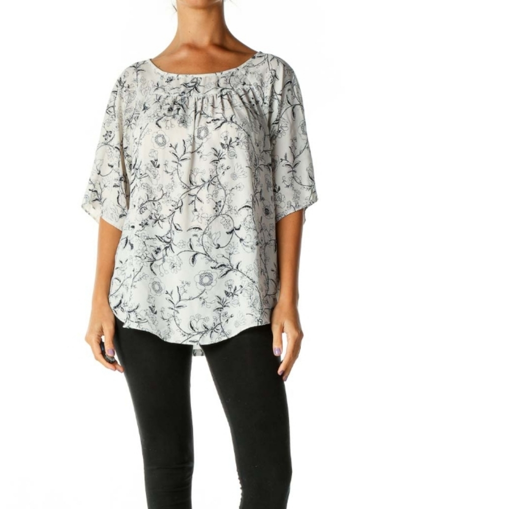 LOFT black and white top (M)